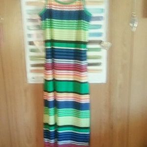 Rainbow Maxi Dress